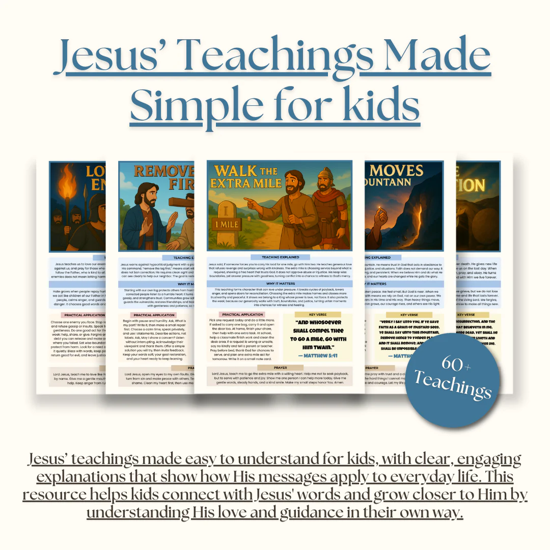 Jesus's Teachings Made Simple For Kids - Image 2