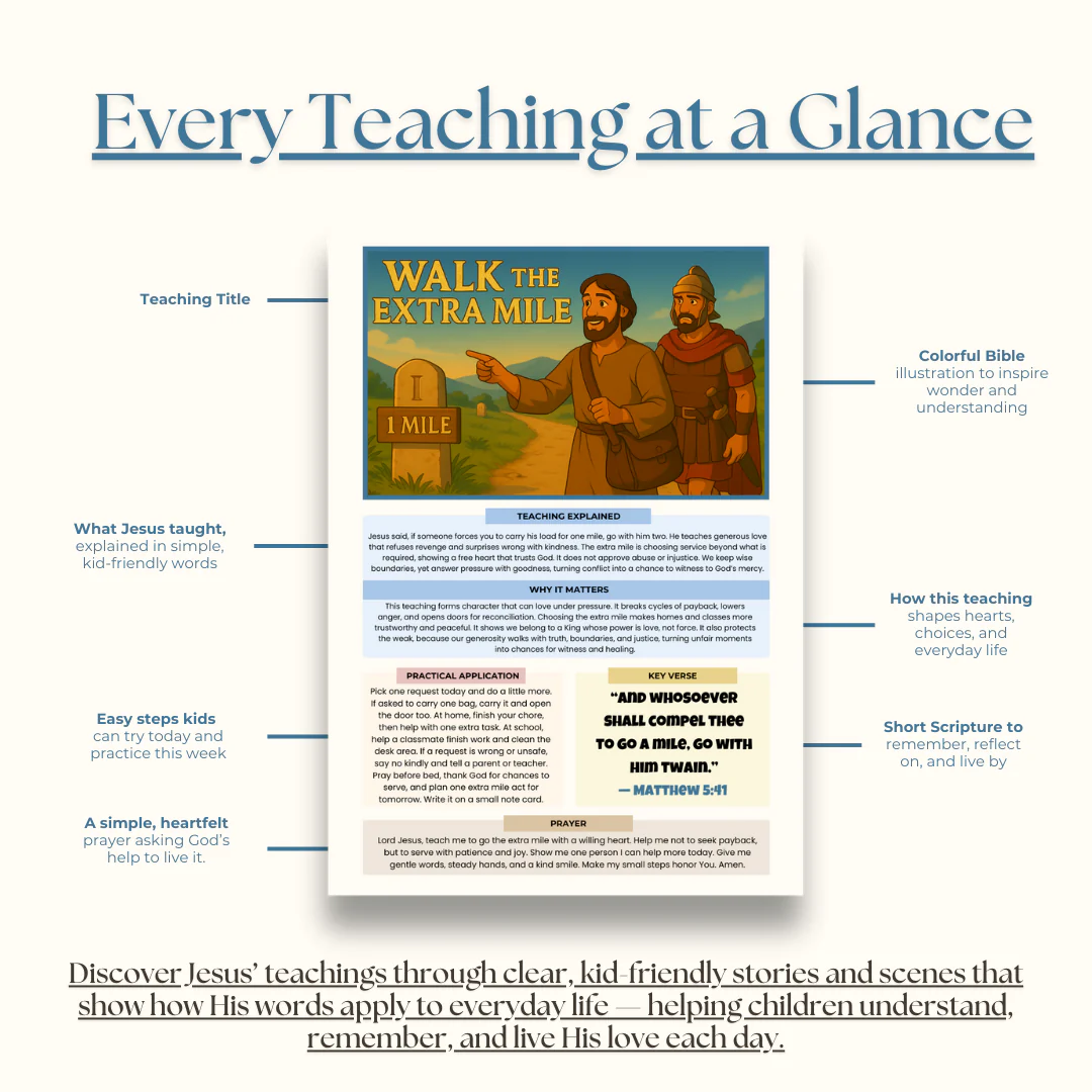 Jesus's Teachings Made Simple For Kids - Image 3