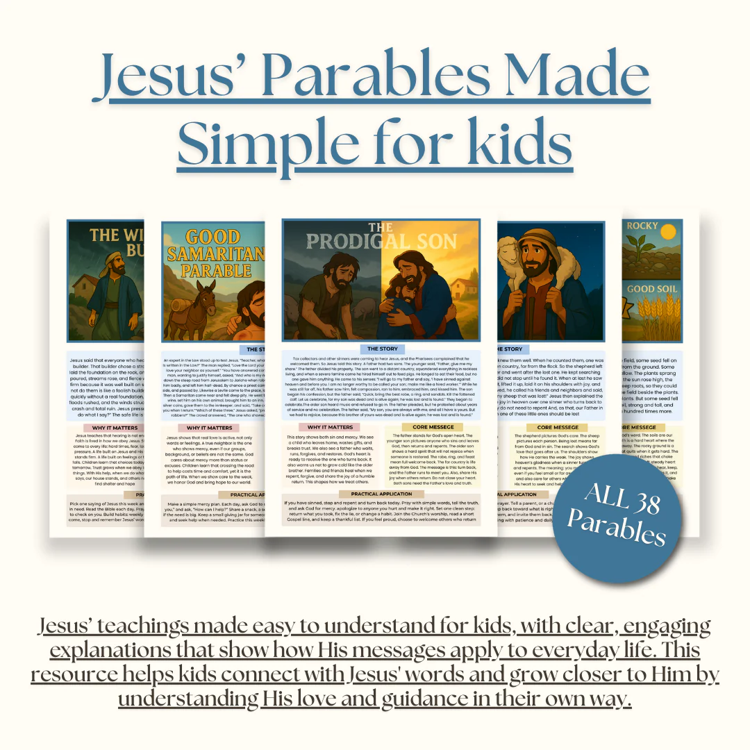 Parables Made Simple For Kids Book - Image 2