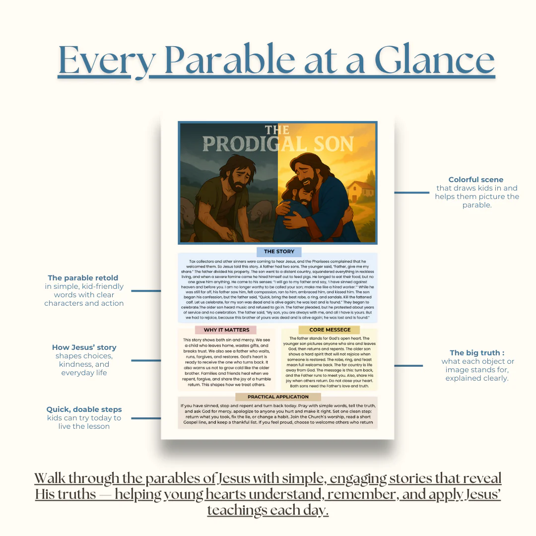 Parables Made Simple For Kids Book - Image 3