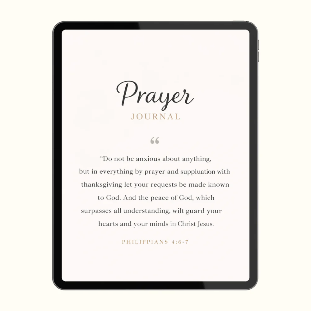 Prayer Journal Ebook